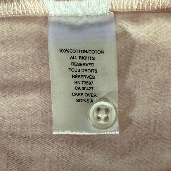 Raffi Casual Button Short Sleeve Down Shirt 100%‎ Cotton Light Orange NWOT - Picture 9 of 14